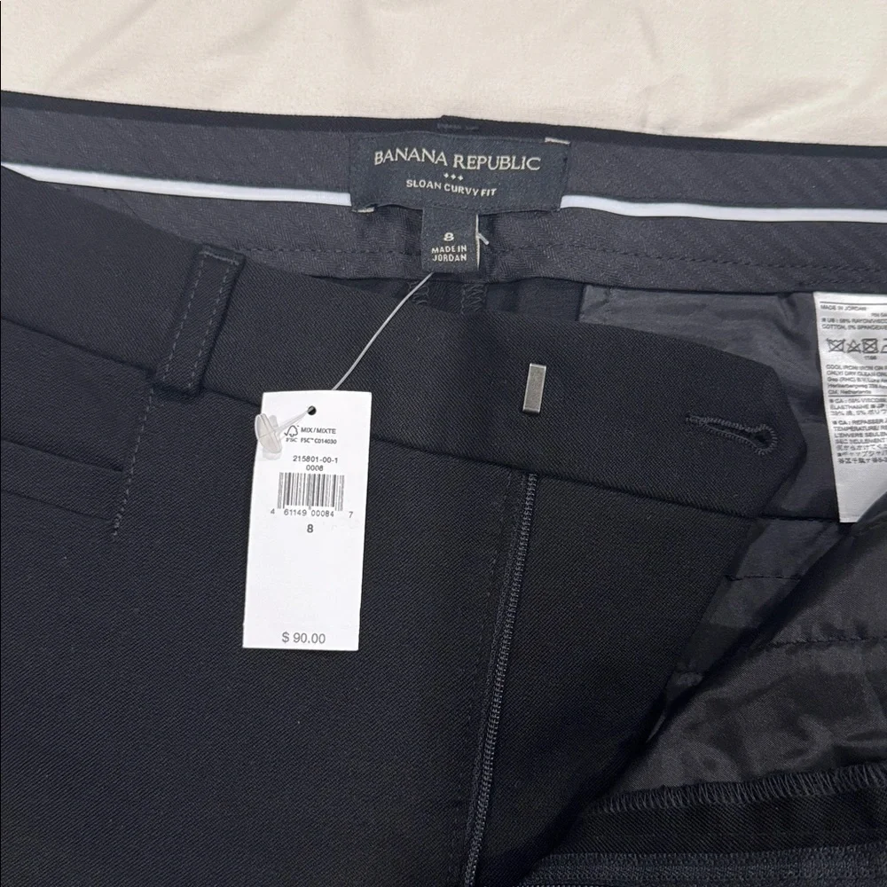 Banana Republic Women’s Black Dress Pants Sloan Curvy Fit - Picture 3 of 7